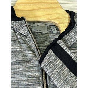 Athleta Womens Snowscape LS Size Med Full Zip Lightweight Athletic Hoodie Jacket